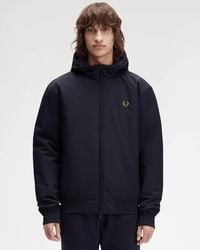 Fred Perry - Hooded Brentham Jacket - Lyst