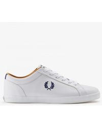 Fred Perry - Baseline Leather B4330 White - Lyst
