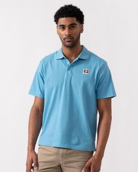 Aquascutum - Stretch Piquet Badge Polo Shirt - Lyst
