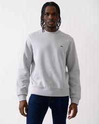 Lacoste - Crew Neck Fleece Sweatshirt - Lyst