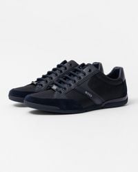 BOSS - Saturn Low Top Trainers - Lyst