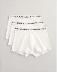 GANT - 3-pack Cotton Jersey Trunks - Lyst