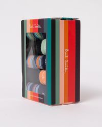 Paul Smith - 5-Pack Striped/Plain Trunks With Signature Logo Waistband - Lyst