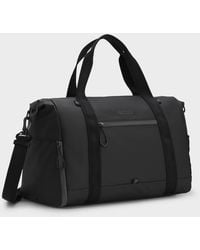 BOSS - Stenson Faux-Leather Holdall With Reflective Details - Lyst
