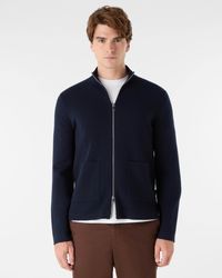 Oliver Sweeney - Garstang Merino Wool Blend Zip Through Jumper - Lyst