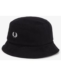 Fred Perry - Pique Bucket Hat - Lyst