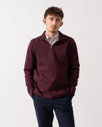 Ted Baker - Actos 1/4 Zip Sweatshirt - Lyst