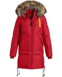 Parajumpers Long Bear Down Jacket - Red