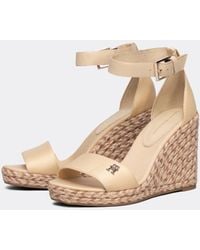 Tommy Hilfiger - Colorful High Wedge Satin Espadrilles - Lyst