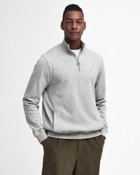 Barbour - Beckhill Half Zip Sweatshirt Size: L - Lyst