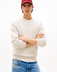 Tommy Hilfiger - Classic Cable Crew Jumper - Lyst