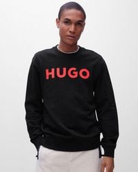 HUGO - Dem Logo Crew Neck Sweatshirt Nos Size: L - Lyst