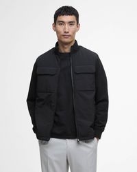 Barbour - Ethan Funnel Neck Quilted Sweat - Lyst