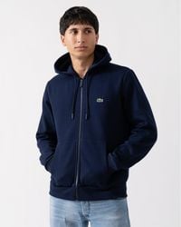 Lacoste - Fleece Full-Zip Hoodie - Lyst