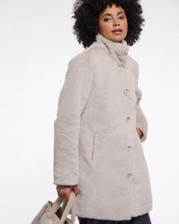 Rino & Pelle - Nonna Single Breasted Faux Fur Coat - Lyst