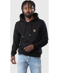 Belstaff - Patch Logo Hoodie Cotton - Lyst