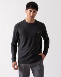 Lyle & Scott - Cotton Merino Crew Neck Jumper , Size: L - Lyst