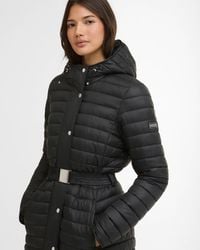 Barbour - Longline Jada Puffer Jacket - Lyst