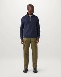 Belstaff - Logo Quarter Zip Sweatshirt - Lyst