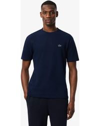 Lacoste - Waffled Cotton Loungewear T-Shirt - Lyst