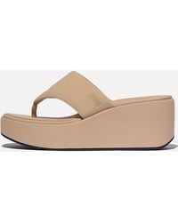 Fitflop - Platfforms Wedge Toe-Post Sandals - Lyst