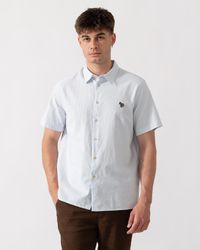 Paul Smith - Ps Casual Fit Short Sleeve Zebra Badge Shirt - Lyst