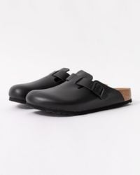 Birkenstock - Boston Natural Leather Clogs - Lyst