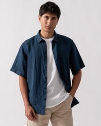 Oliver Sweeney - Somerton Short Sleeve Linen Shirt - Lyst