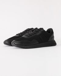 BOSS - Ttnm Evo Mesh Trainers With Faux-Leather Trims - Lyst