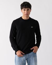 Lacoste - Organic Cotton Crew Neck Sweater 031, Size: L - Lyst