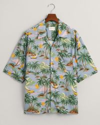 GANT - Hawaiian Print Short Sleeve Shirt - Lyst