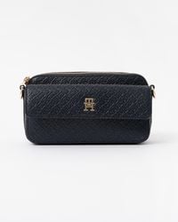 Tommy Hilfiger - Th Icon Mono Print Camera Bag - Lyst