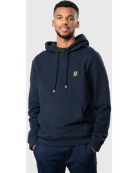Belstaff - Pullover Logo Patch Hoodie - Lyst