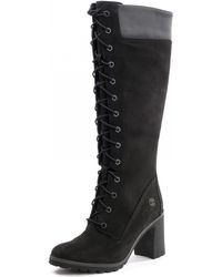 timberland calf length boots