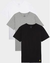 Lyle & Scott - Basic 3 Pack T-Shirt - Lyst