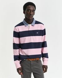 GANT - Regular Fit Chambray Stripe Heavy Rugger - Lyst