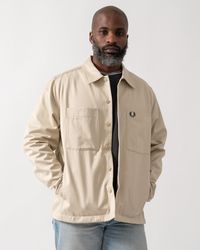 Fred Perry - Twill Overshirt - Lyst