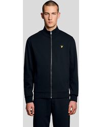 Lyle & Scott - Lyle & Scott Pique Full Zip Sweatshirt - Lyst