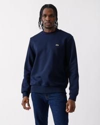 Lacoste - Crew Neck Fleece Sweatshirt - Lyst