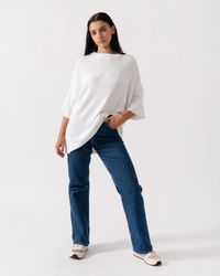 Calvin Klein - Wide Sleeve Rib-knit Jumper - Lyst