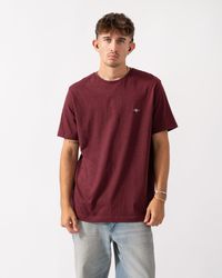 GANT - Regular Fit Short Sleeve Shield Logo T-Shirt - Lyst
