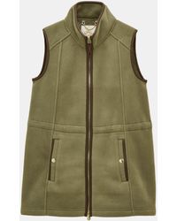 Joules - Heritage Longline Fleece Gilet - Lyst