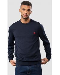 HUGO - San Cassius Crew Neck Sweater - Lyst