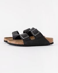 Birkenstock - Arizona Soft Footbed Oiled Leather Sandals - Lyst