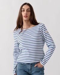 Joules - New Harbour Striped Breton Top - Lyst