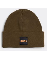 BOSS - Mind Hat & Scarf Gift Set - Lyst