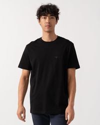 ARMANI EXCHANGE - T-Shirt With Small Milano/New York Logo - Lyst