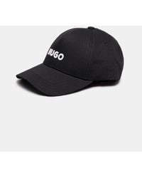 HUGO - Jude Cotton-Twill Cap With 3D Embroidered Logo 001 - Lyst