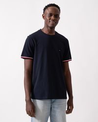 Tommy Hilfiger - Global Strip Cuff T-Shirt - Lyst