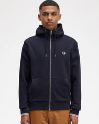 Fred Perry - Zip Through Hoodie Nos - Lyst